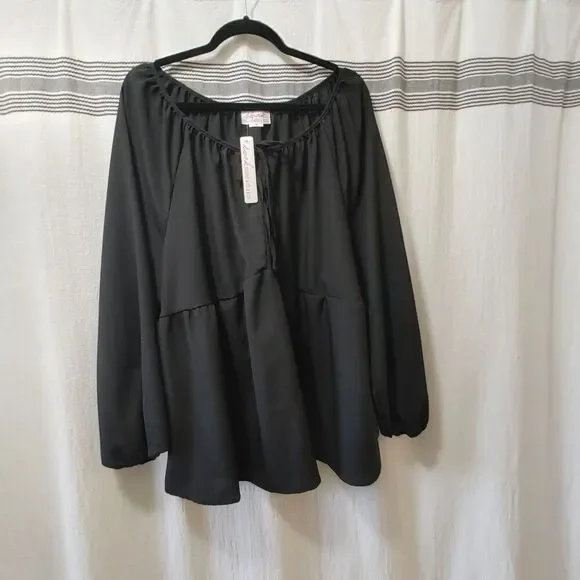 SWAK Marissa Top Blouse 3X NWT made in USA - Picture 3 of 4